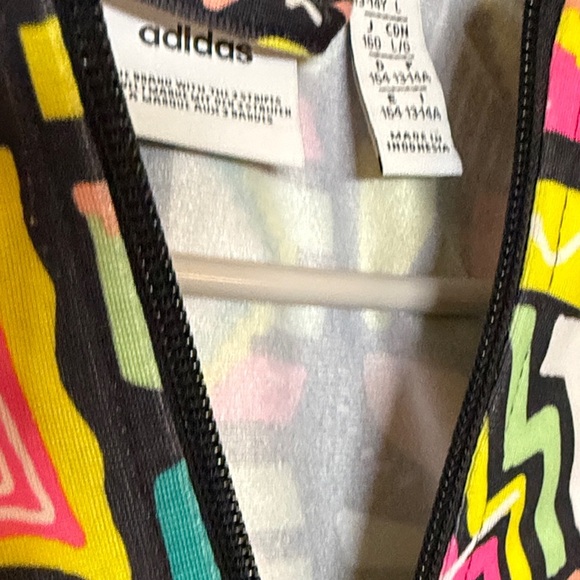Adidas | Retro Geometric Track Jacket Size Small Athletic Streetwear Sporty - Picture 2 of 13